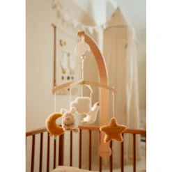 Little Dutch Mobile musical en bois FSC Newborn