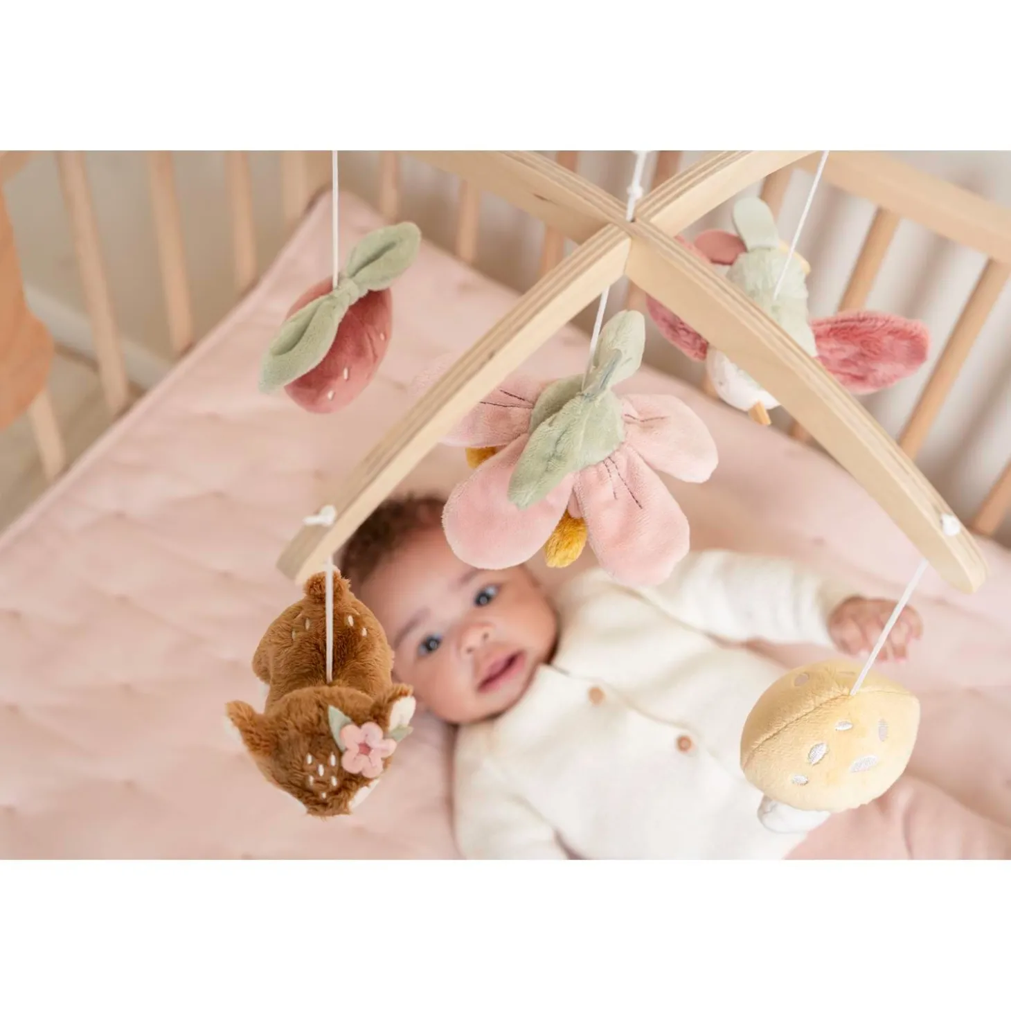Little Dutch Mobile musical en bois FSC Fairy Garden
