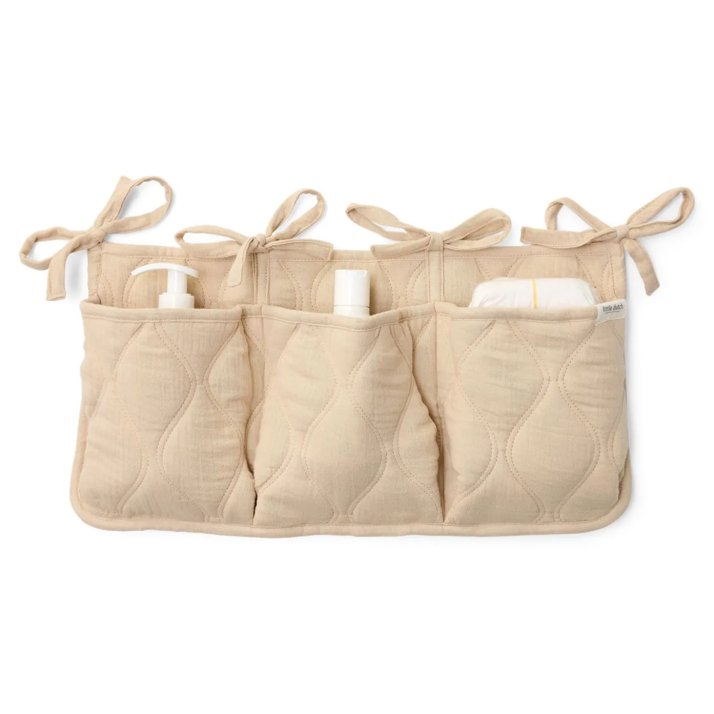 Little Dutch Organisateur de lit Pure Soft Beige