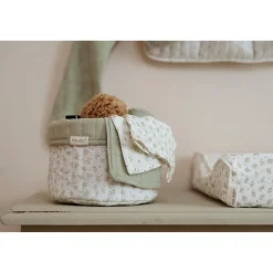 Little Dutch Panier de commode matelassé petit Blueberry Leaves
