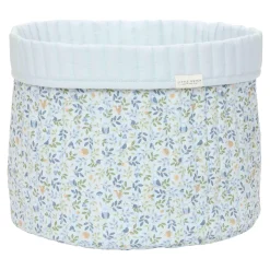 Little Dutch                    Panier de commode matelassé grand (réversible)     Forest Treasures/Denim Blue