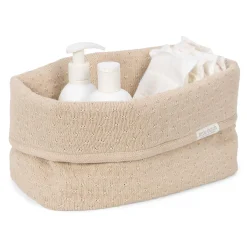 Little Dutch Panier de commode tricoté grand Pure Soft Beige