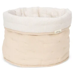 Little Dutch                    Panier de commode rond grand      Pure Soft Beige stripe