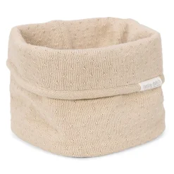Little Dutch Panier de commode tricoté petit Pure Soft Beige