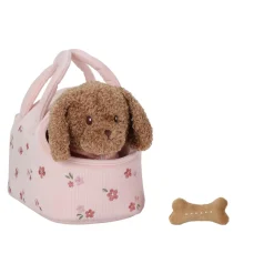Little Dutch                    Peluche chien avec sac de transport      Jackie