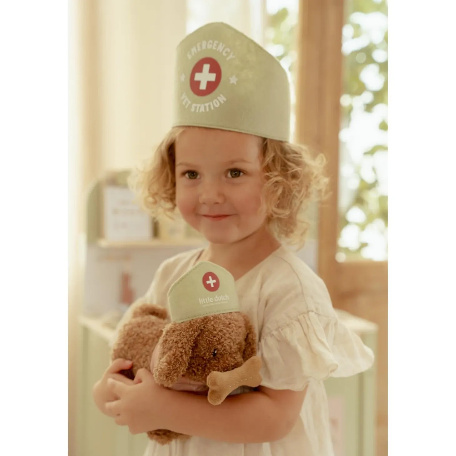 Little Dutch Peluche chien avec sac de transport Jackie