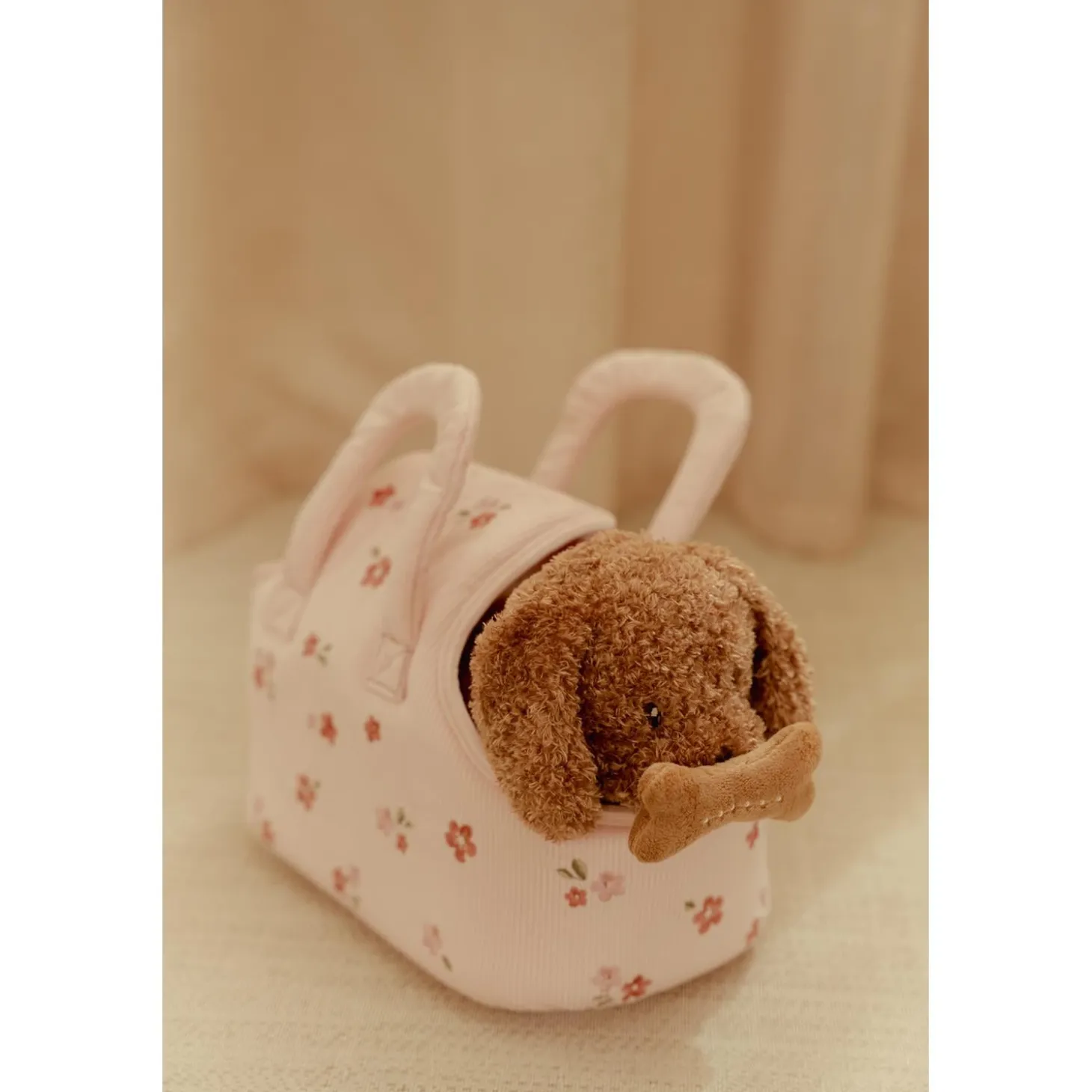 Little Dutch Peluche chien avec sac de transport Jackie