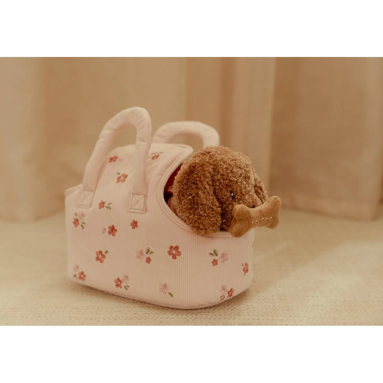 Little Dutch Peluche chien avec sac de transport Jackie