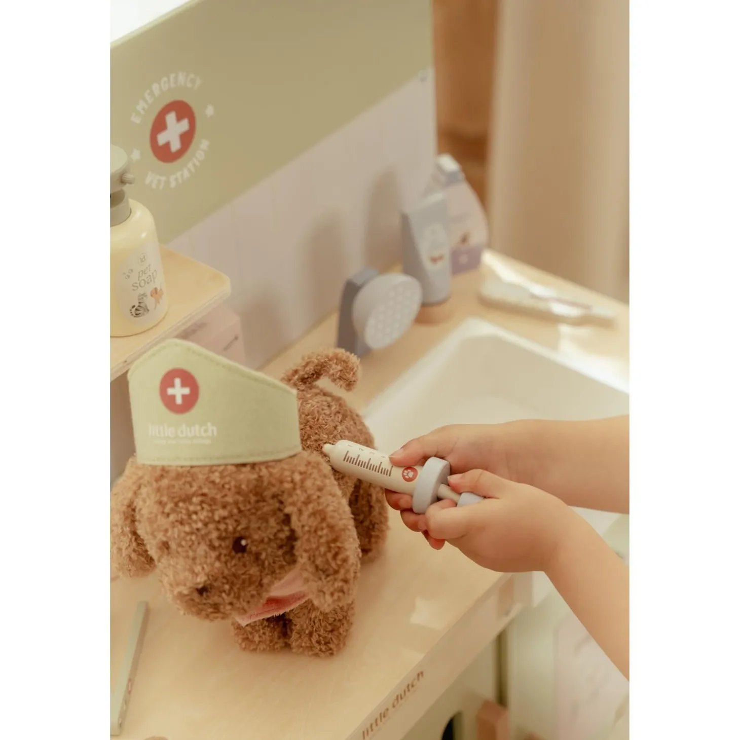 Little Dutch Peluche chien avec sac de transport Jackie