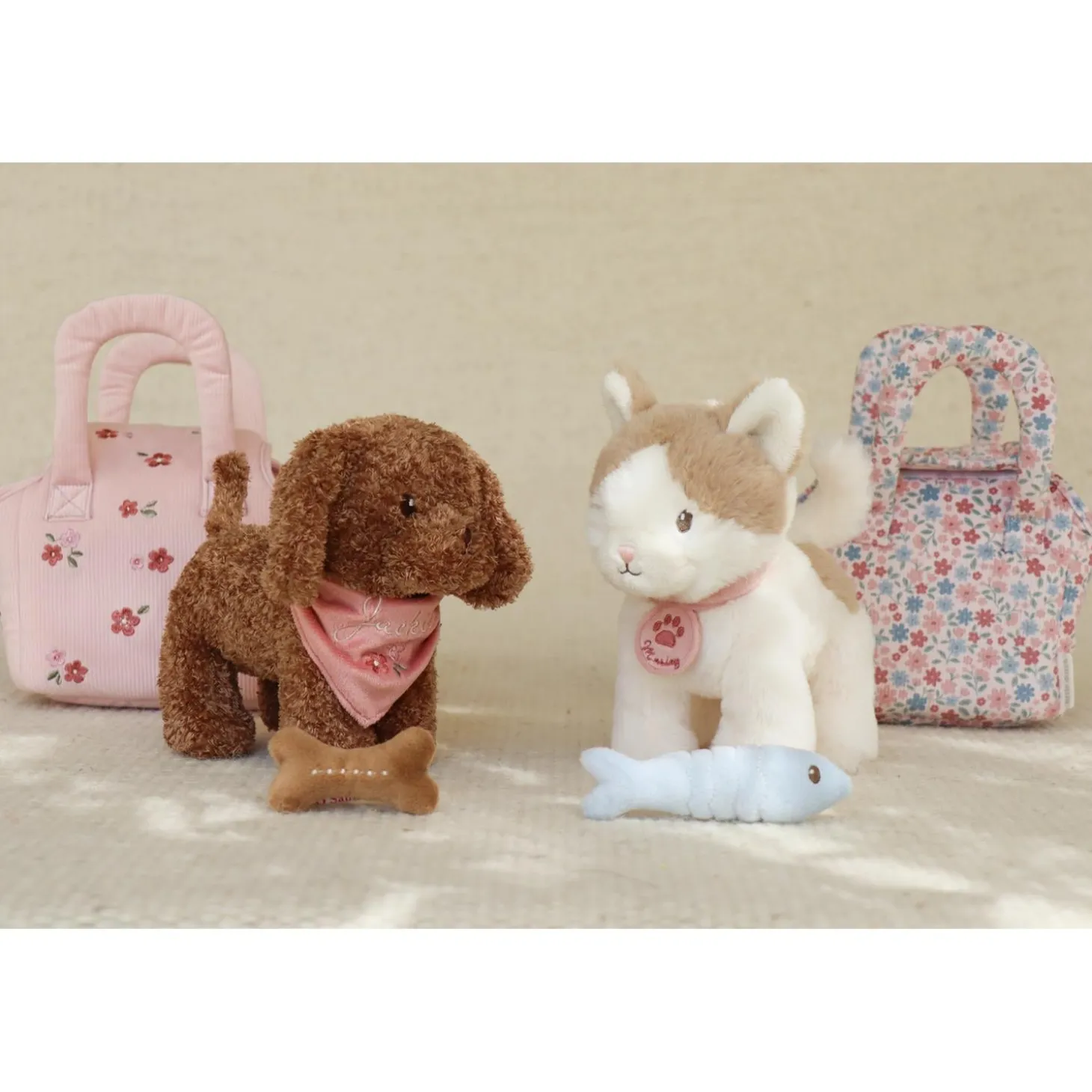 Little Dutch Peluche chien avec sac de transport Jackie