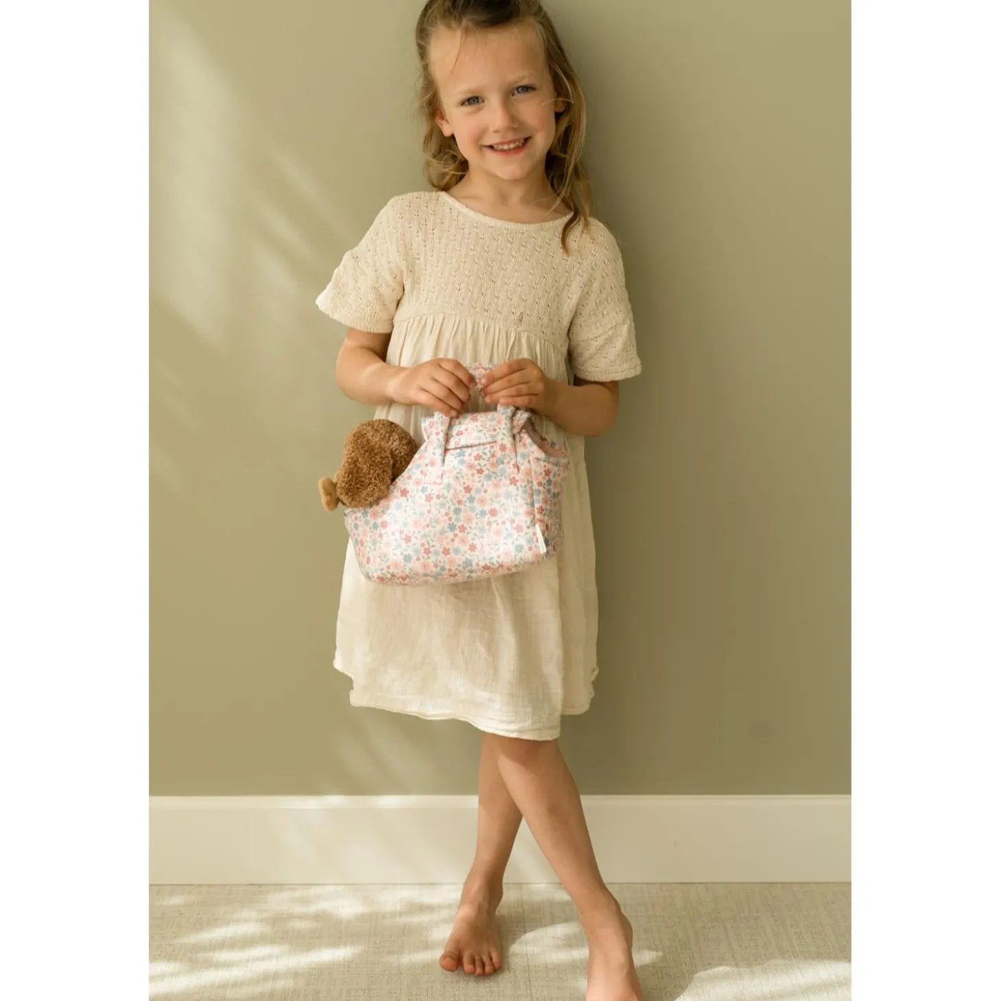 Little Dutch Peluche chien avec sac de transport Jackie