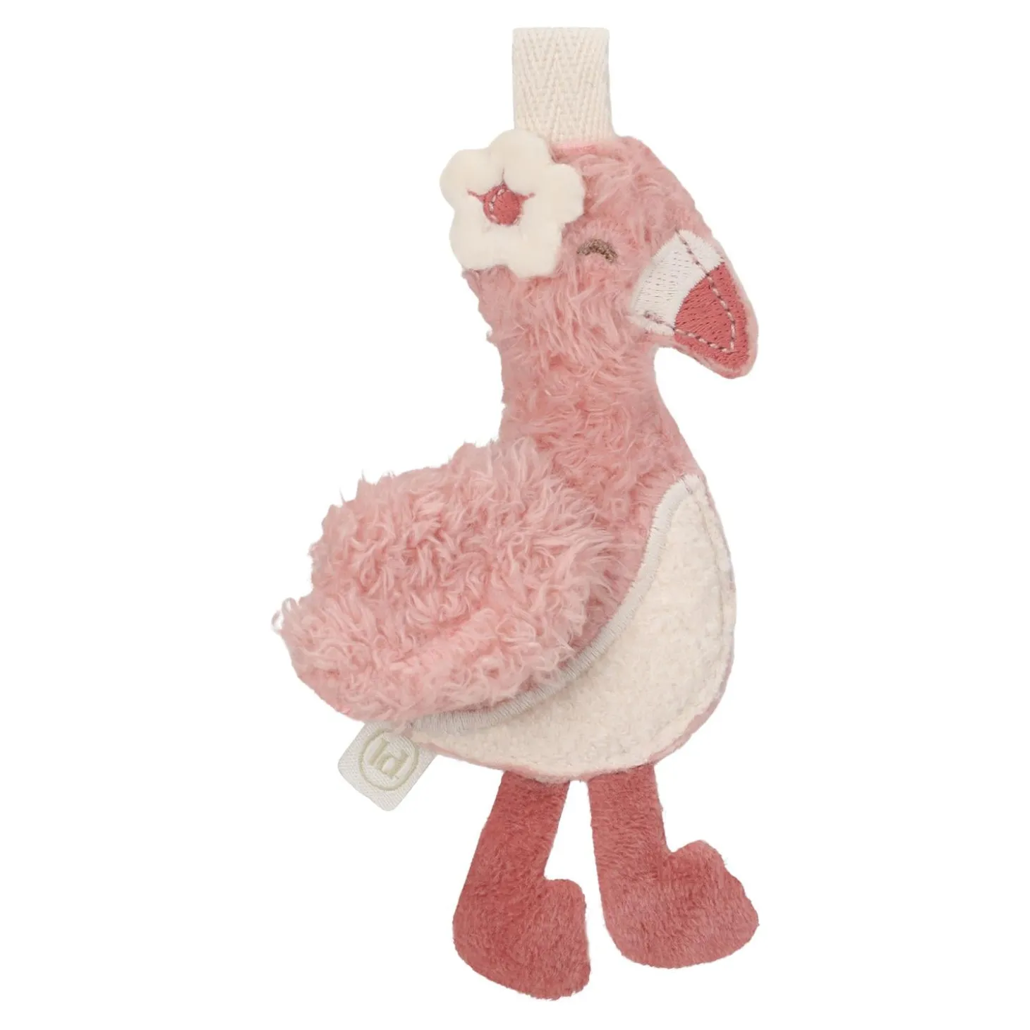 Little Dutch Pendentif Flamant Rose en tissu Safari Friends