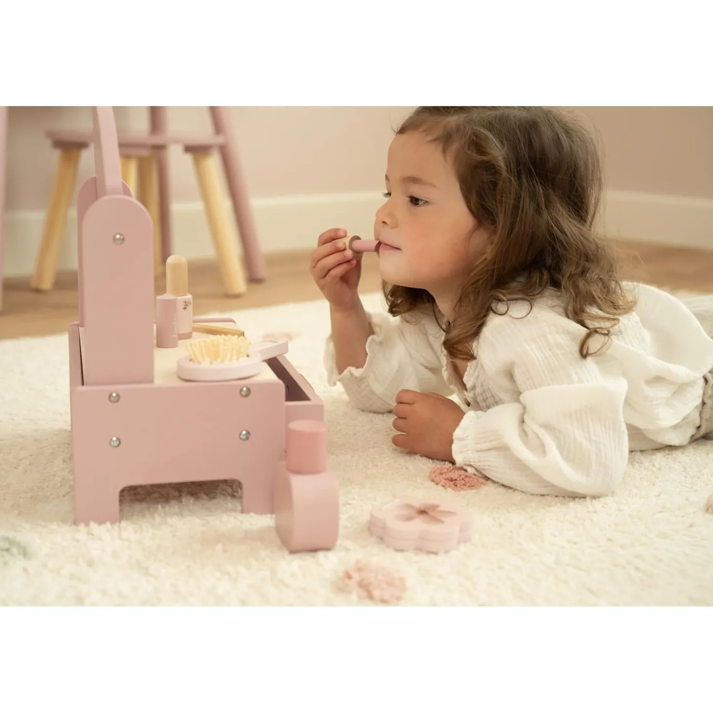 Little Dutch Petite coiffeuse en bois FSC Multicolore