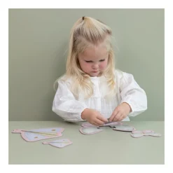 Little Dutch                    Puzzle 6 en 1 en bois Flowers & Butterflies