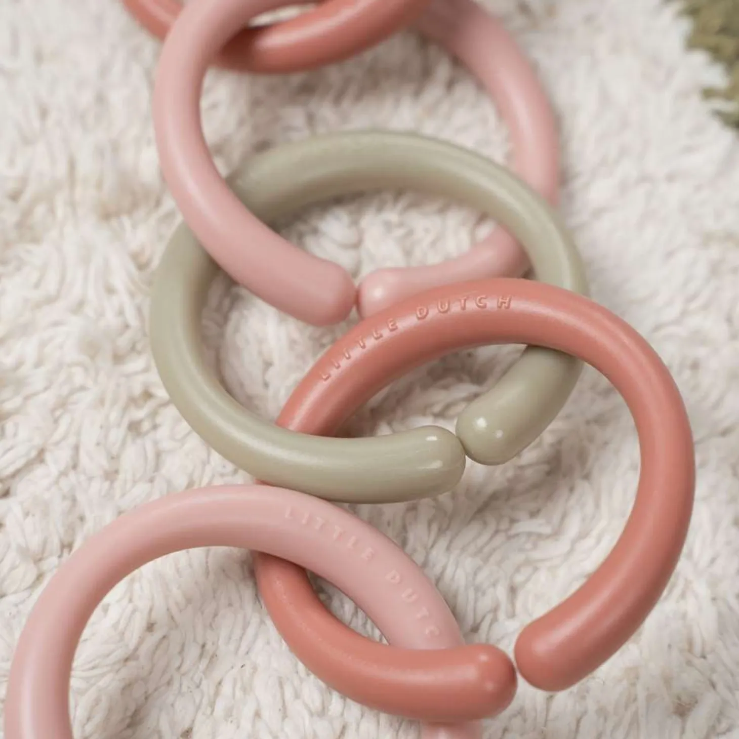 Little Dutch Ribambelle d'anneaux Rose