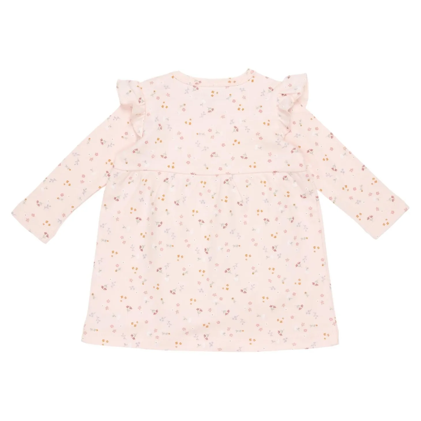 Little Dutch Robe manches longues à volants Little Pink Flowers 18 mois