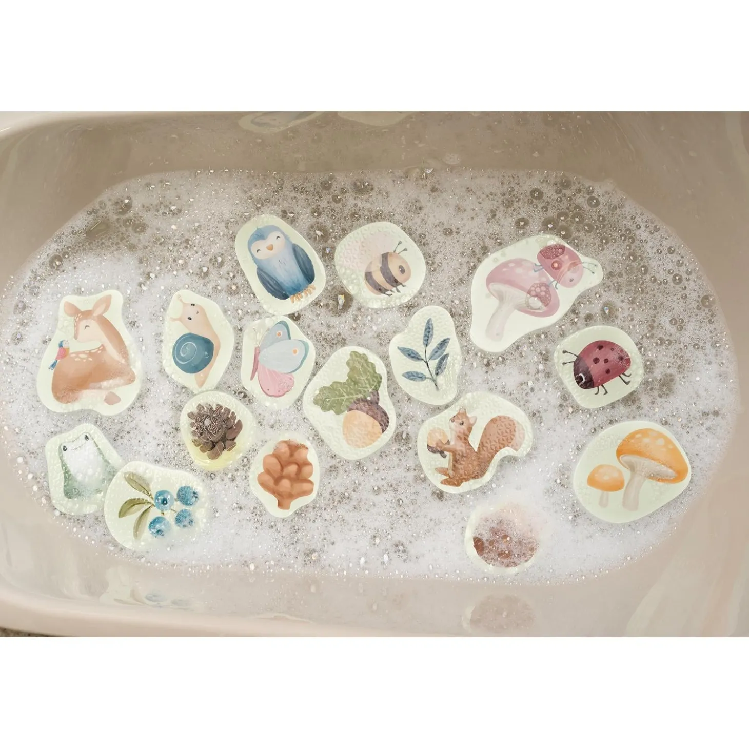 Little Dutch Stickers de bain en mousse Forest Friends
