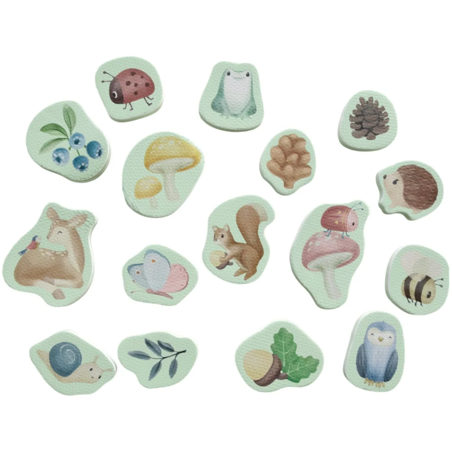 Little Dutch Stickers de bain en mousse Forest Friends
