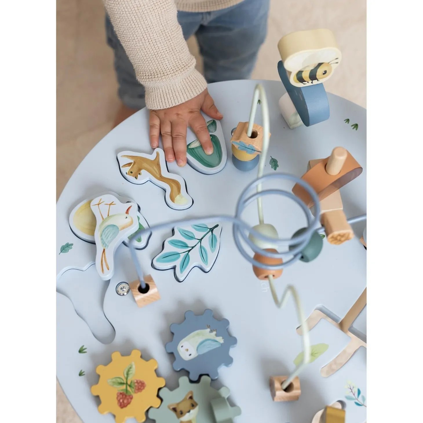 Little Dutch Table d'activités en bois FSC Forest Friends