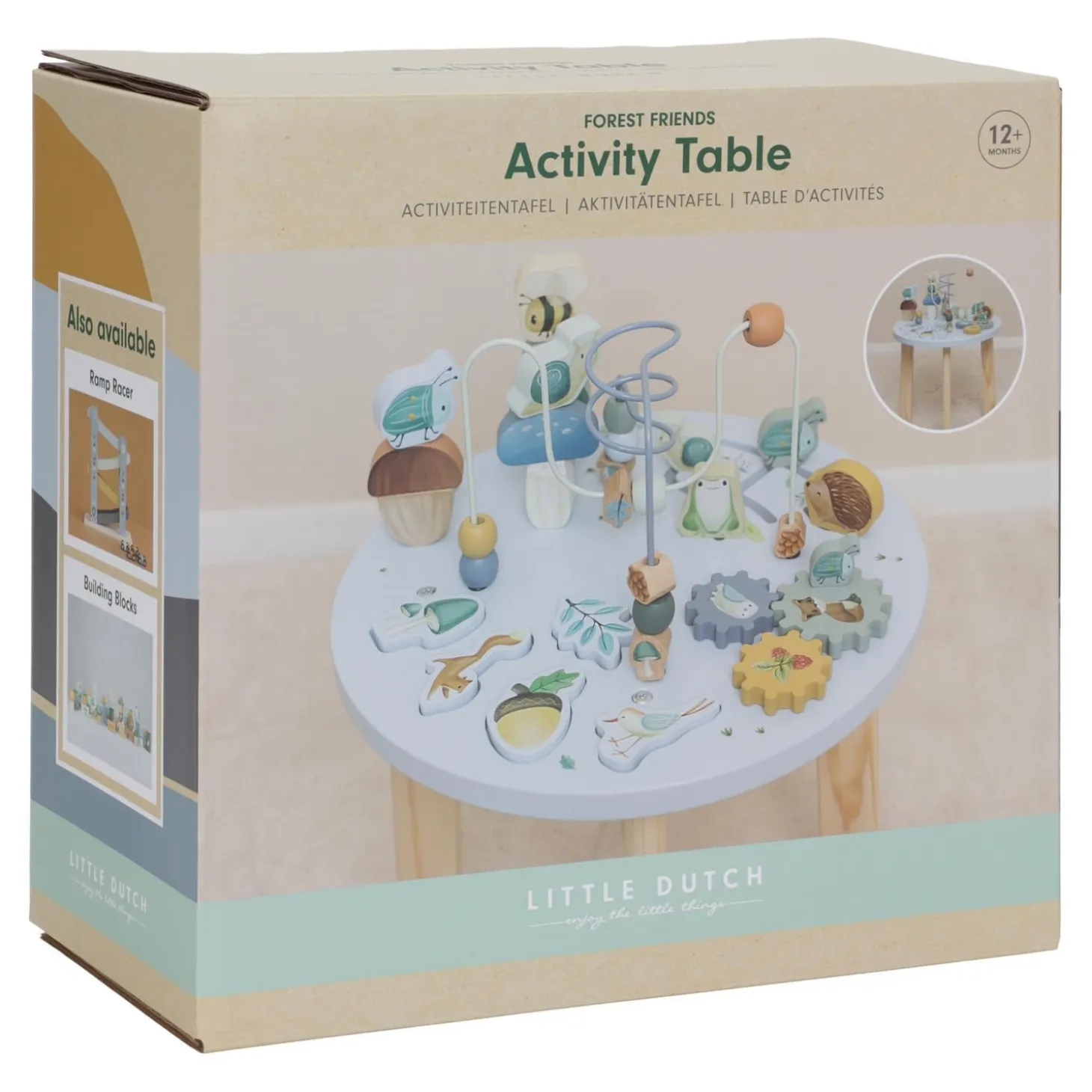 Little Dutch Table d'activités en bois FSC Forest Friends