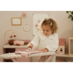 Little Dutch Table de repassage en bois FSC Rose