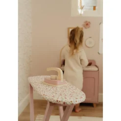 Little Dutch Table de repassage en bois FSC Rose