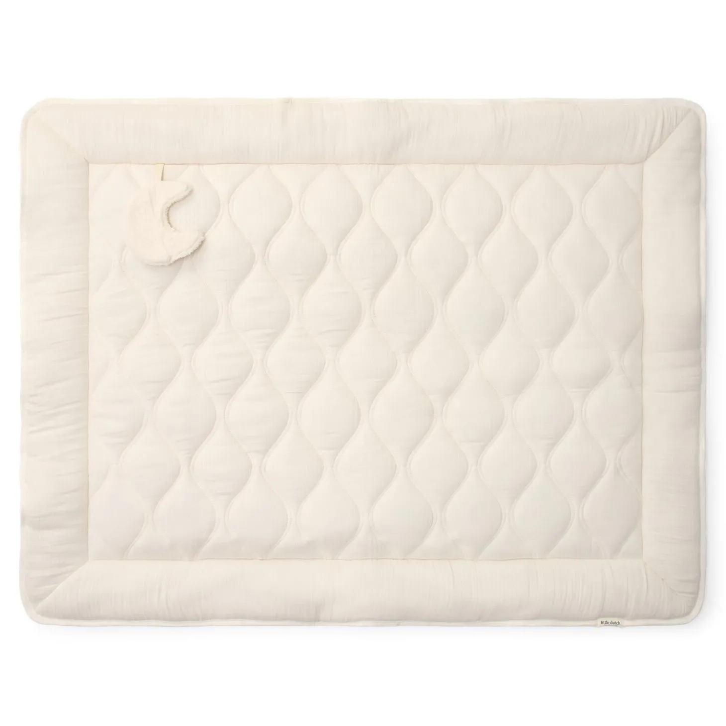 Little Dutch Tapis de parc Pure Soft White 80x100 cm