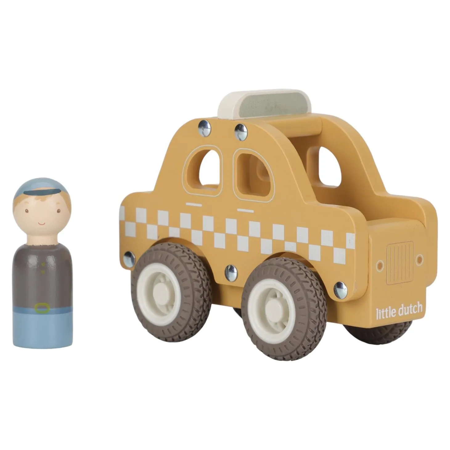 Little Dutch Taxi en bois FSC Multicolore
