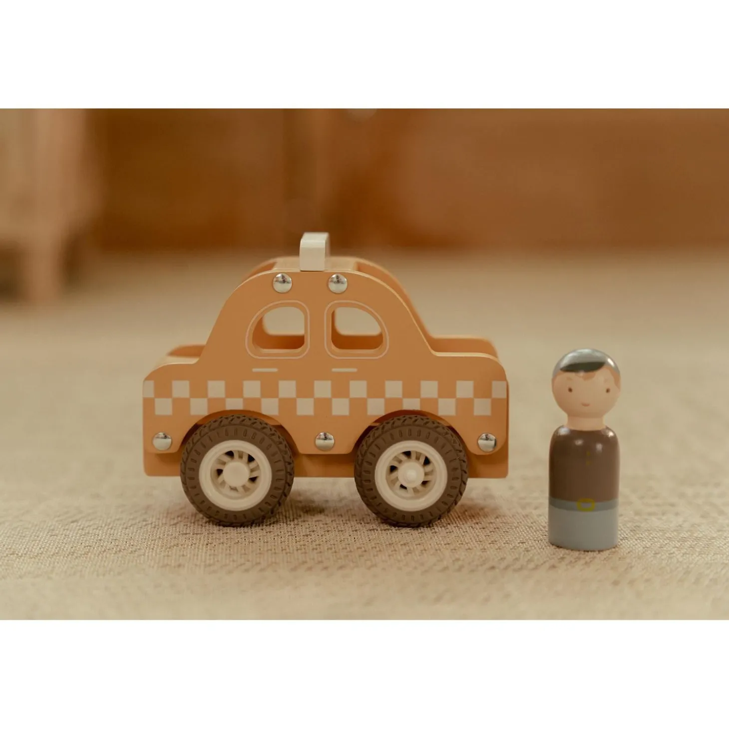 Little Dutch Taxi en bois FSC Multicolore