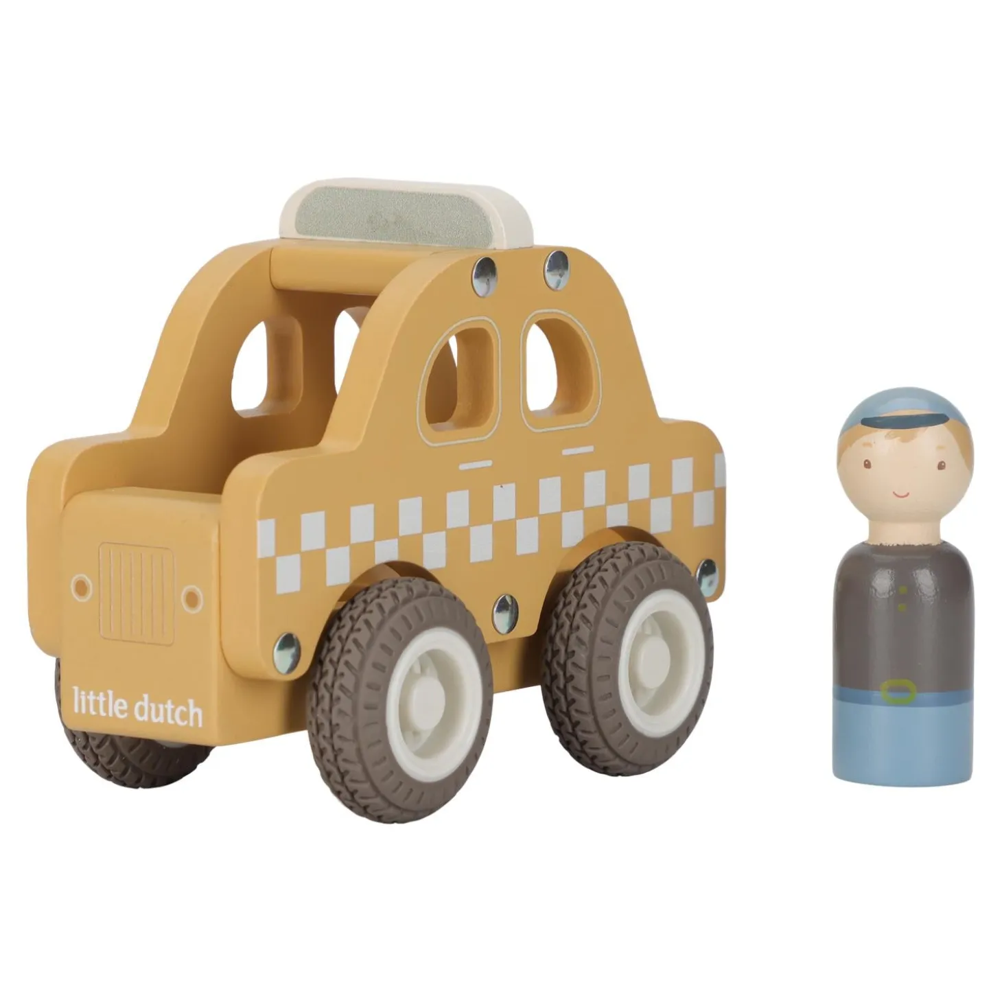 Little Dutch Taxi en bois FSC Multicolore