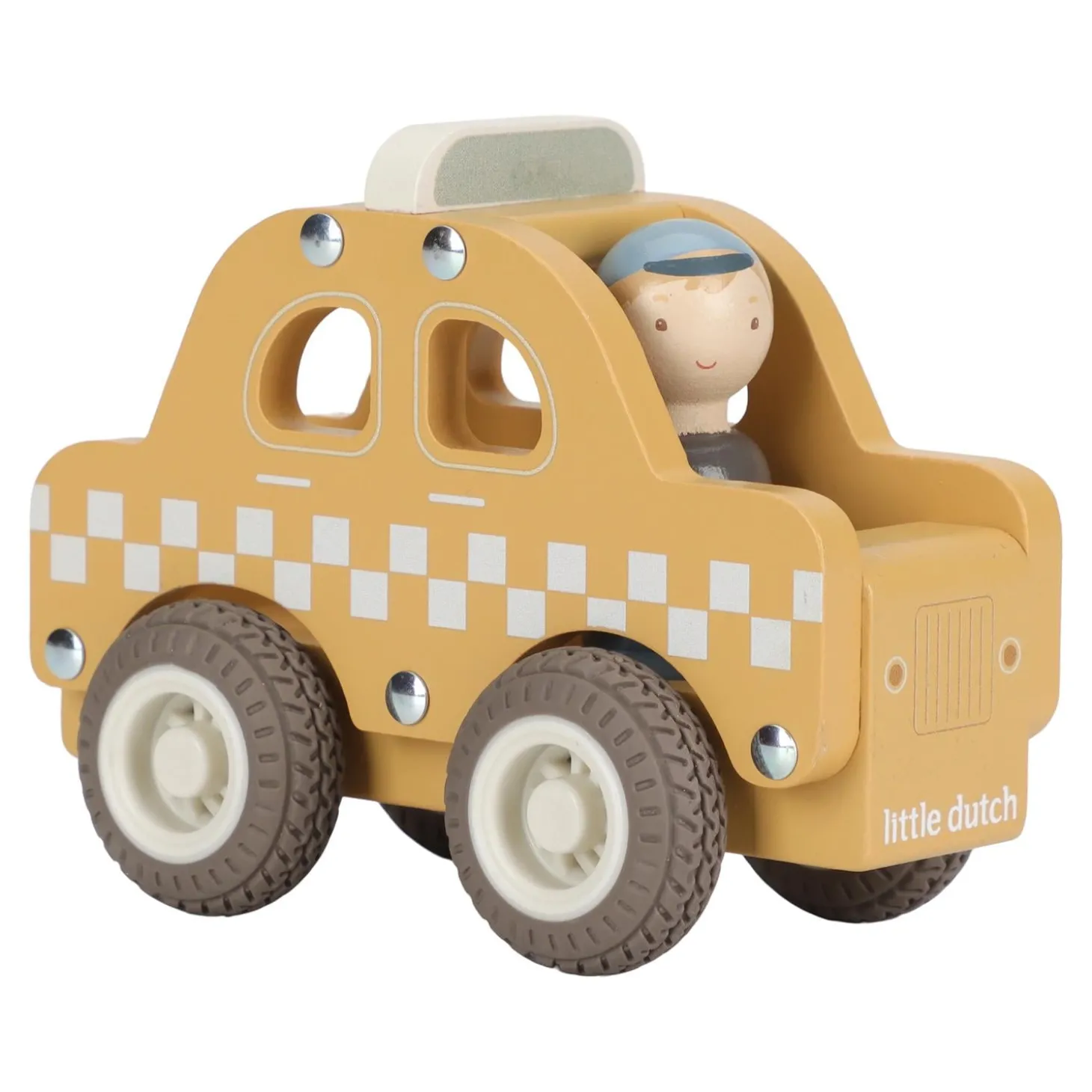 Little Dutch Taxi en bois FSC Multicolore