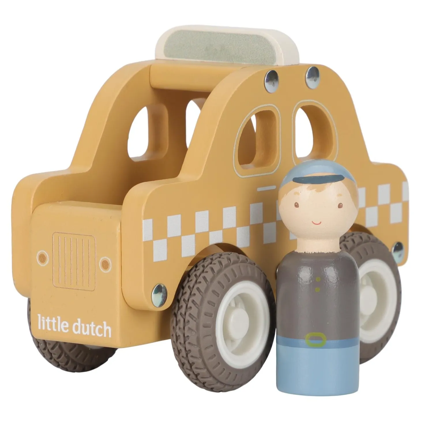 Little Dutch Taxi en bois FSC Multicolore