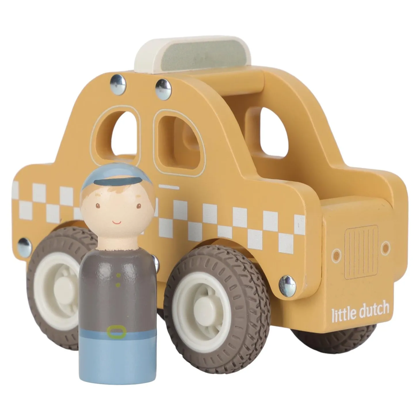 Little Dutch Taxi en bois FSC Multicolore