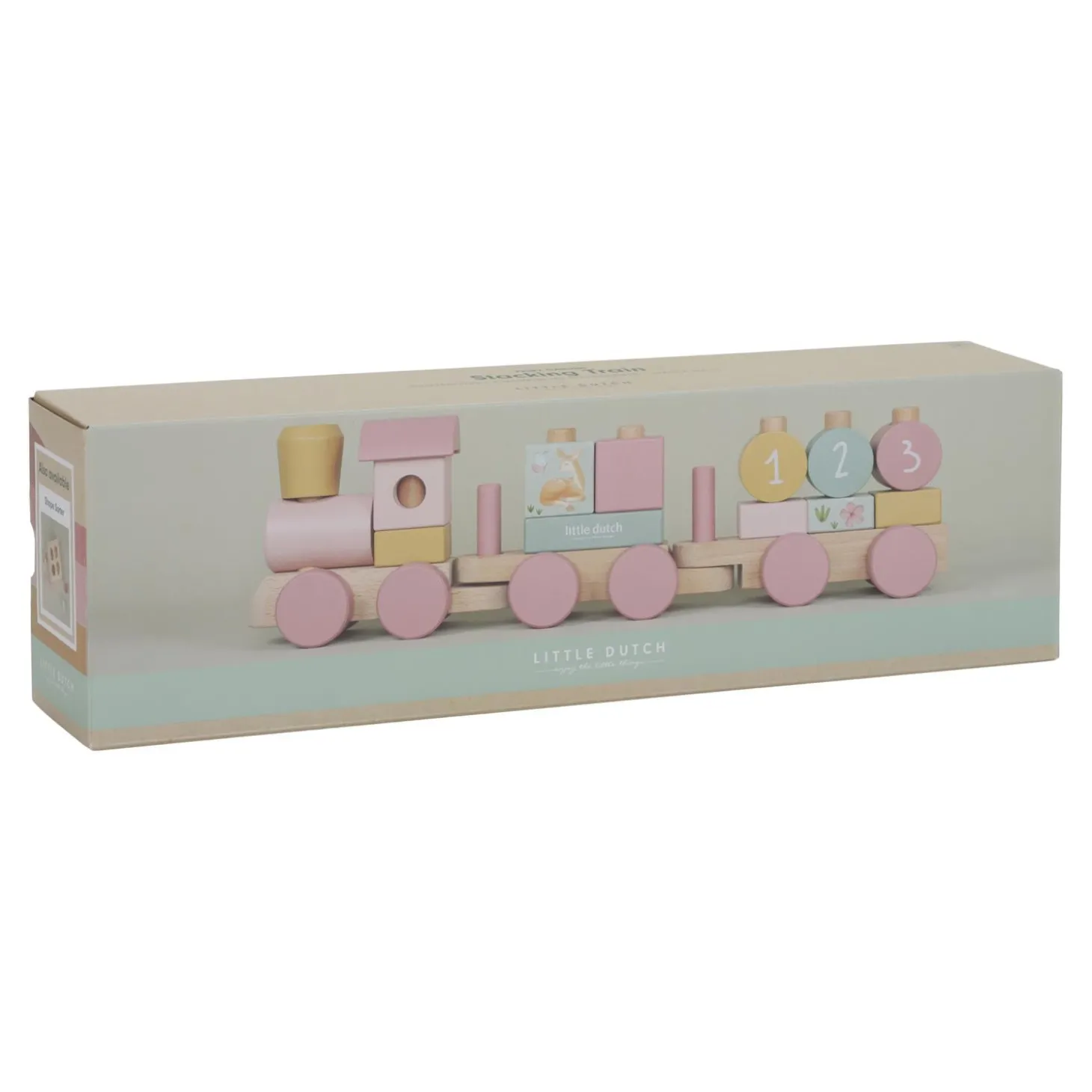 Little Dutch Train à blocs en bois FSC Fairy Garden