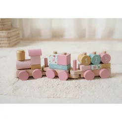 Little Dutch Train à blocs en bois FSC Fairy Garden