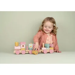 Little Dutch Train à blocs en bois FSC Fairy Garden