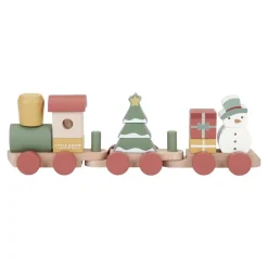 Little Dutch Train de Noël en bois FSC