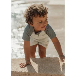 Little Dutch                    T-shirt de bain manches courtes    Fresh Greens            3-6 mois