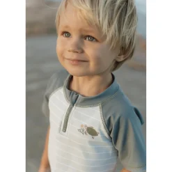 Little Dutch T-shirt de bain manches courtes Fresh Greens 3-6 mois
