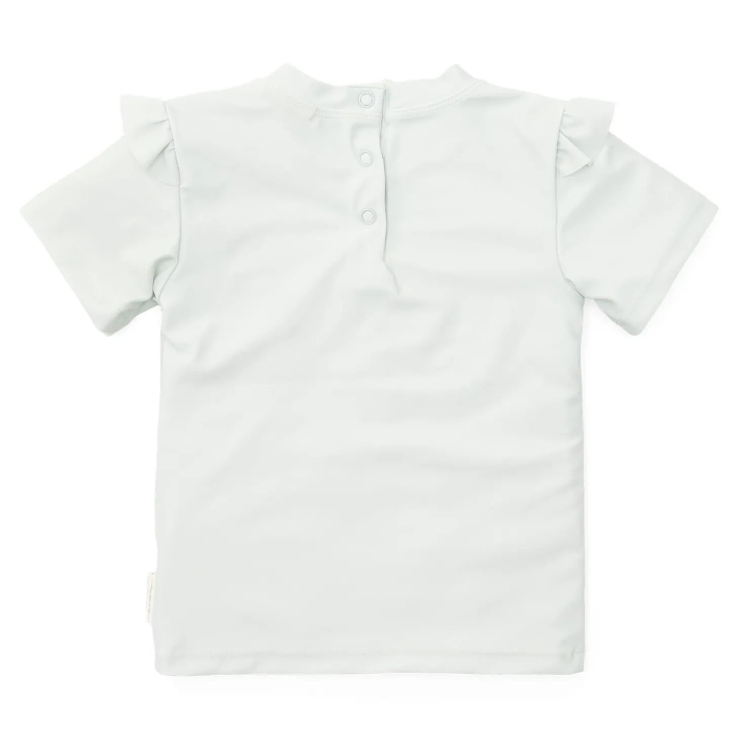 Little Dutch T-shirt de bain manches courtes à volants Sea Green
