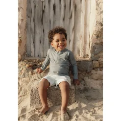 Little Dutch T-shirt de bain manches longues Turtle Island 3-6 mois