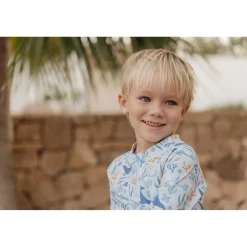 Little Dutch T-shirt de bain manches longues Ocean Dreams Blue 3-6 mois
