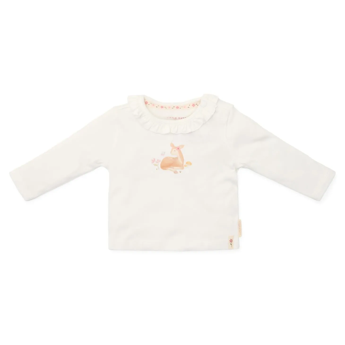 Little Dutch T-shirt à manches longues Off White