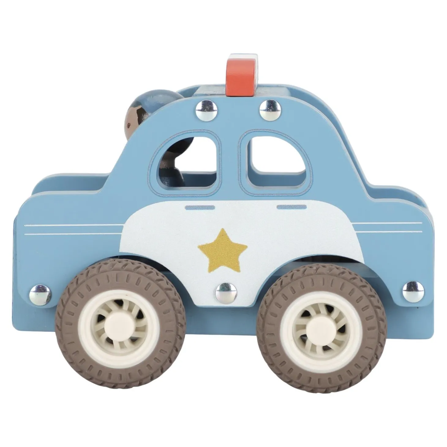 Little Dutch Voiture de police en bois FSC Multicolore