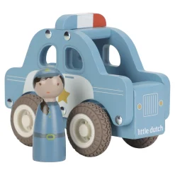 Little Dutch Voiture de police en bois FSC Multicolore
