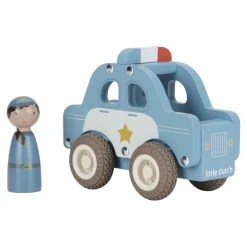 Little Dutch Voiture de police en bois FSC Multicolore