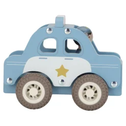 Little Dutch Voiture de police en bois FSC Multicolore