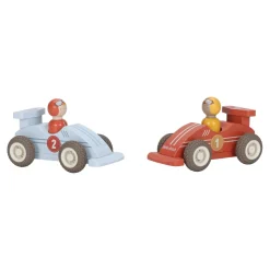 Little Dutch Voitures de course en bois FSC Multicolore