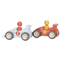 Little Dutch Voitures de course en bois FSC Multicolore