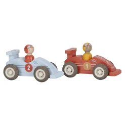 Little Dutch Voitures de course en bois FSC Multicolore